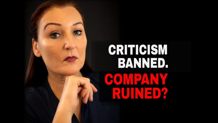 Criticism banned, company ruined: Toxic leadership, high employee turnover and declining innovation as a business risk.