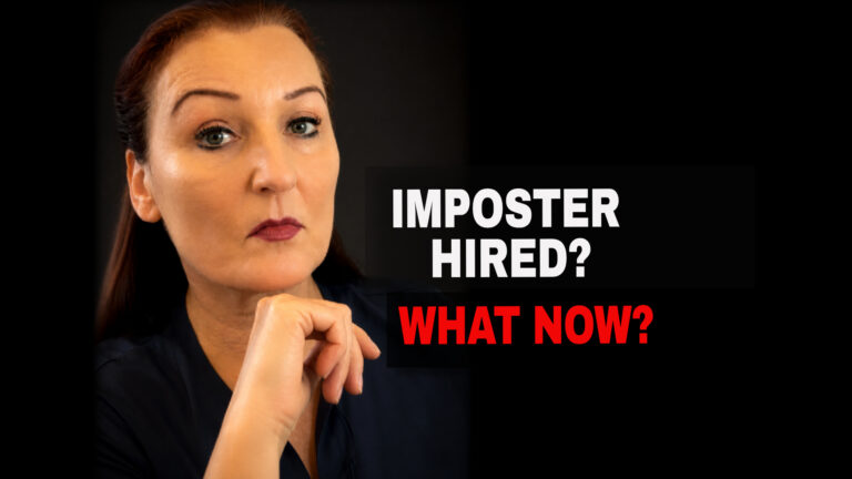 Imposter in the hiring process as a cause of costly mis-hires in management